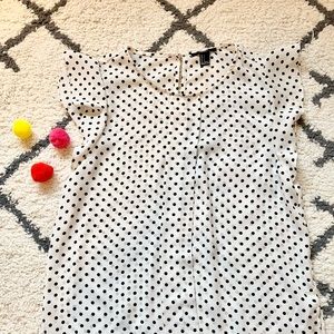 F21 Polka dot dress top ▪️▫️▪️